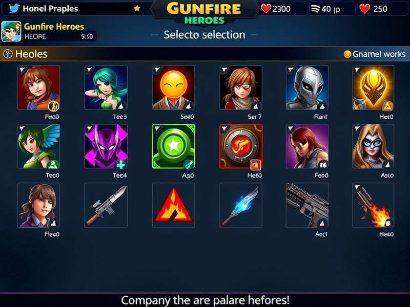 Gunfire Heroes gameplay screenshot